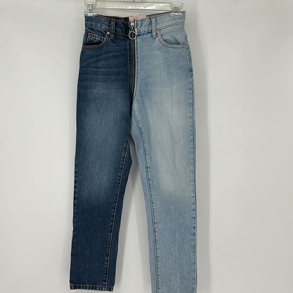Revice Denim Revice Yin Yang Crops In Tokyo Wash Jeans Two-tone Denim 24 - Picture 4 of 14